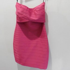 Herve Leger  Forever 21 Bandage Dress NWT Pink Women's SMALL
